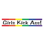 סטיקר Girls Kick Ass 